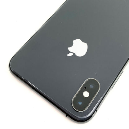 【全額返金保証】【最速発送】Apple iPhone iPhone XS 256GB スペースグレイ Softbank SIMフリー 白ロム 動作確認済 80%