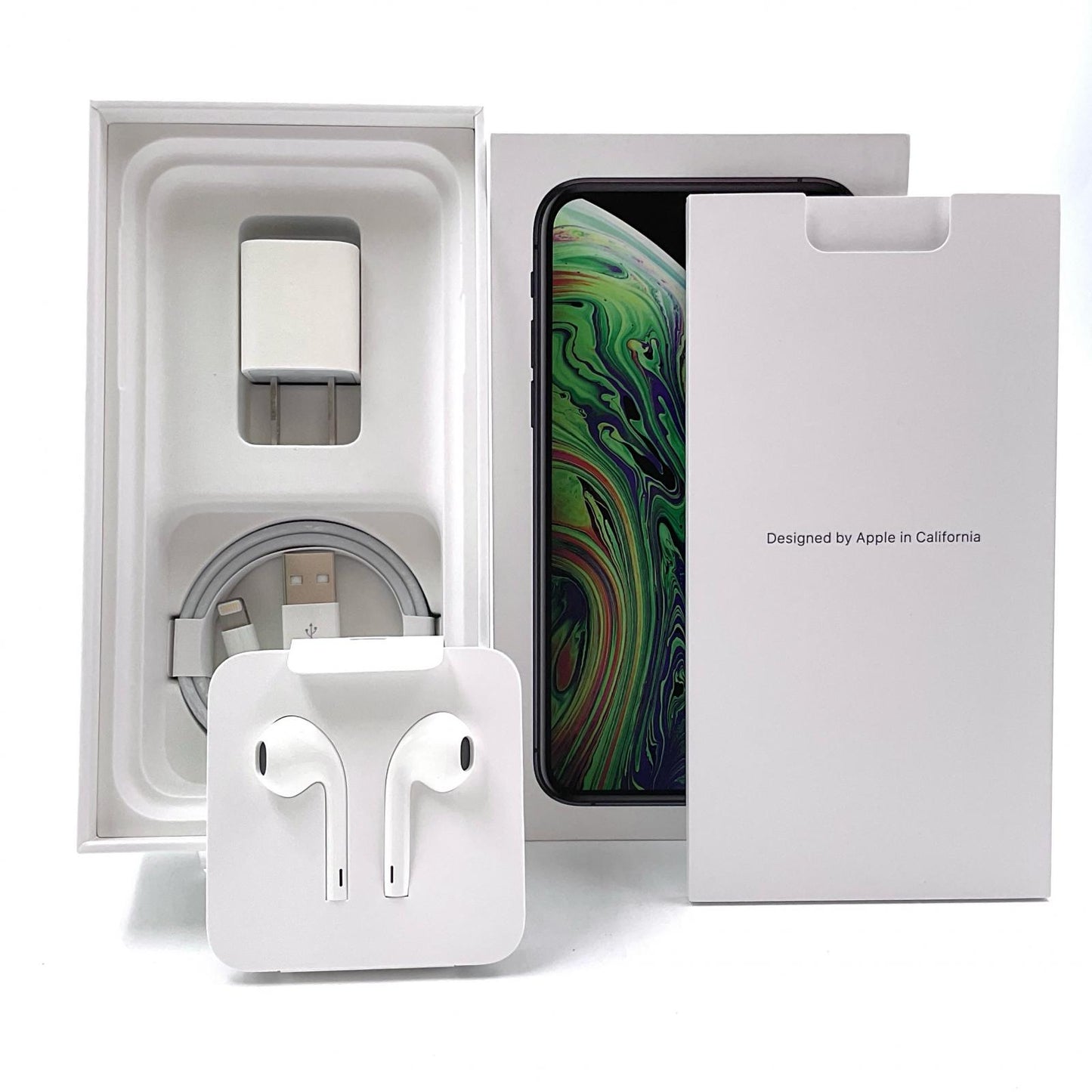 【全額返金保証】【最速発送】Apple iPhone iPhone XS 256GB スペースグレイ Softbank SIMフリー 白ロム 動作確認済 80%