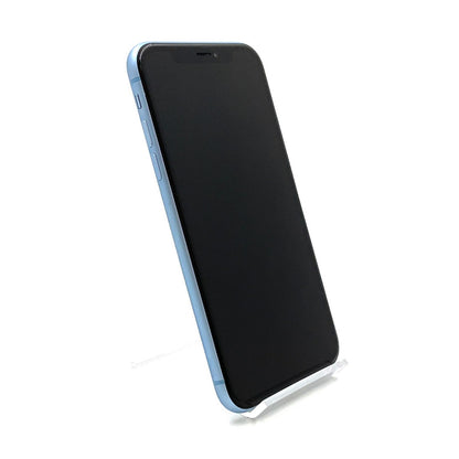 【全額返金保証】【最速発送】Apple iPhone iPhone XR 64GB ブルー au 白ロム 動作確認済 81%