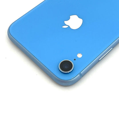 【全額返金保証】【最速発送】Apple iPhone iPhone XR 64GB ブルー au 白ロム 動作確認済 81%