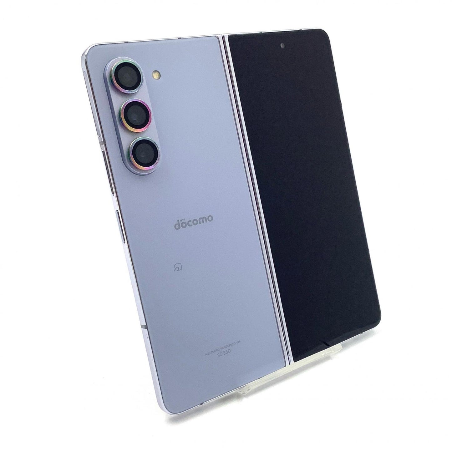 【全額返金保証】【最速発送】SAMSUNG Galaxy Z Fold5 256GB アイシー ブルー docomo SIMフリー SC-55D 白ロム 動作確認済
