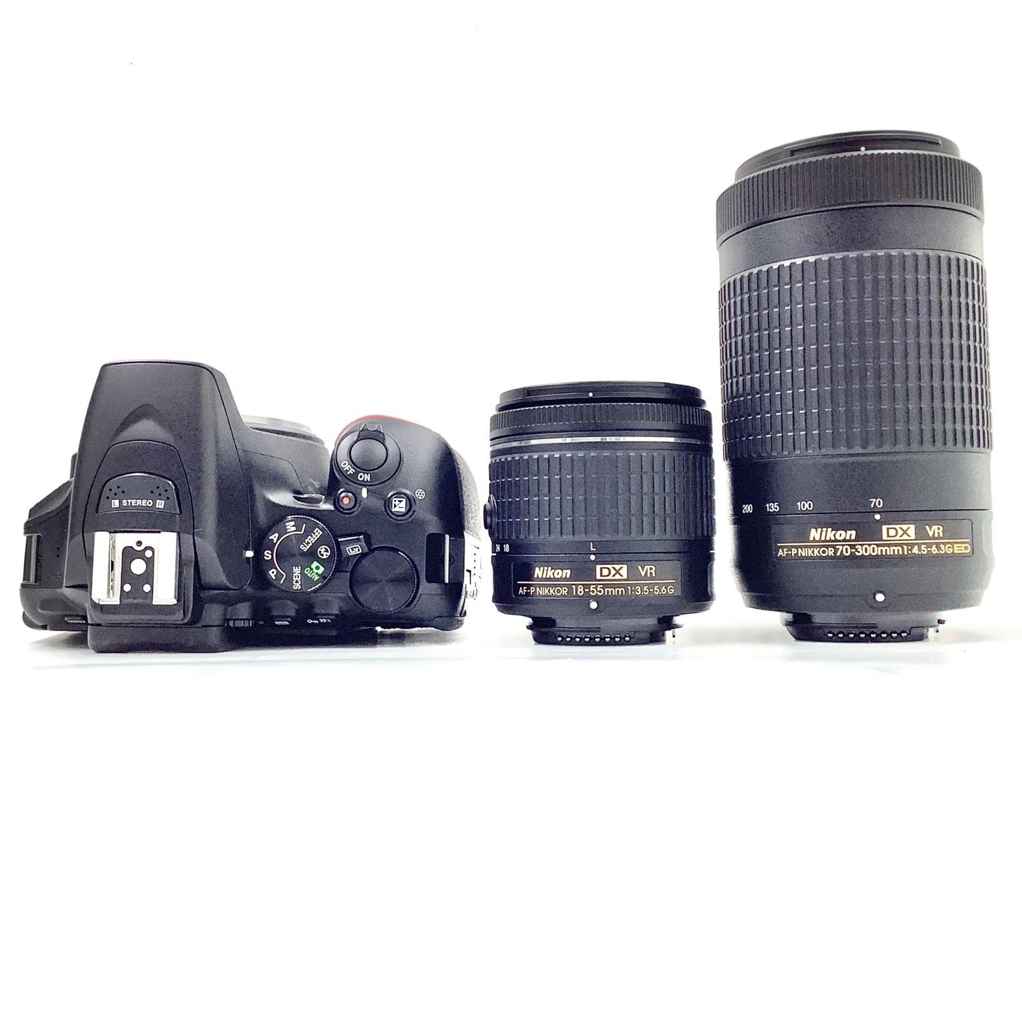 【全額返金保証】【最速発送】Nikon デジタル一眼 D5600 ダブルズームキット ブラック 美品 動作確認済