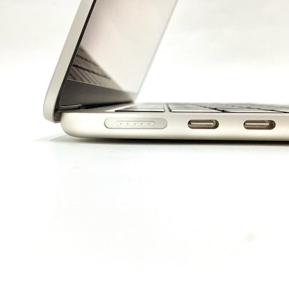 【全額返金保証】【最速発送】Apple MacBook Air 13インチ 2022 Apple M2 8GB SSD 512GB スターライト 100% 超美品 動作確認済