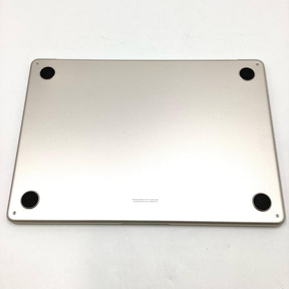 【全額返金保証】【最速発送】Apple MacBook Air 13インチ 2022 Apple M2 8GB SSD 512GB スターライト 100% 超美品 動作確認済