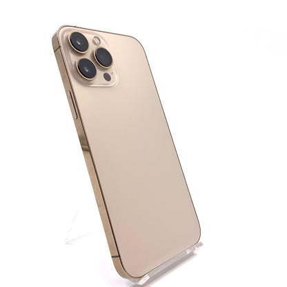 【全額返金保証】【最速発送】Apple iPhone iPhone 13 Pro Max 256GB ゴールド docomo SIMフリー 白ロム 動作確認済 84%