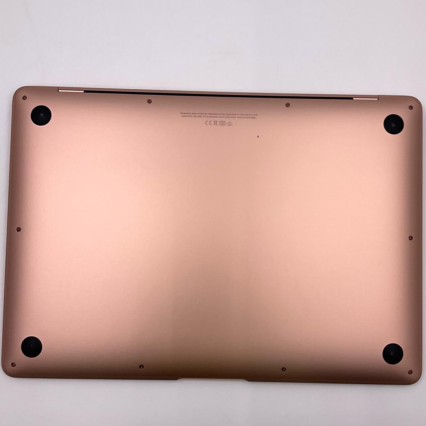 【全額返金保証】【最速発送】Apple MacBook Air 13インチ 2020 Apple M1 8GB SSD 256GB ゴールド 85.8% 動作確認済
