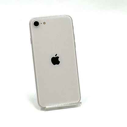 【全額返金保証】【最速発送】Apple iPhone iPhone SE（第3世代） 64GB スターライト Softbank 白ロム 動作確認済 84.2%