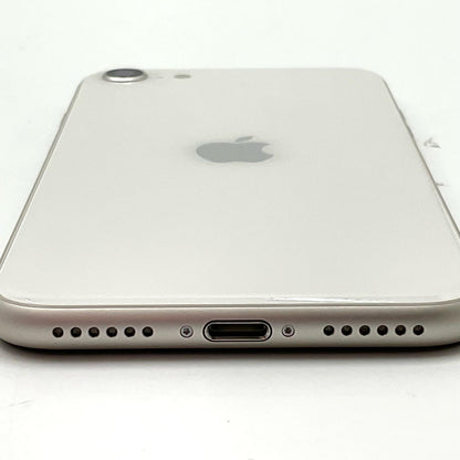 【全額返金保証】【最速発送】Apple iPhone iPhone SE（第3世代） 64GB スターライト Softbank 白ロム 動作確認済 84.2%