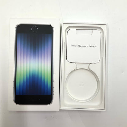 【全額返金保証】【最速発送】Apple iPhone iPhone SE（第3世代） 64GB スターライト Softbank 白ロム 動作確認済 84.2%
