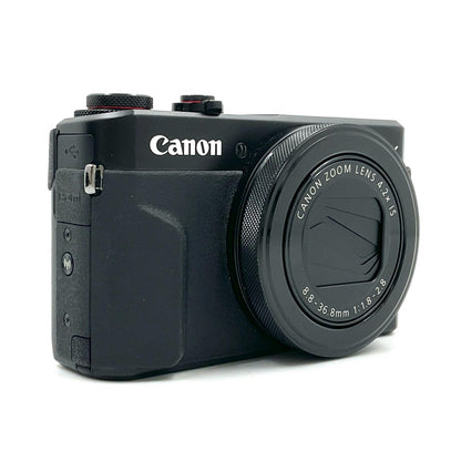 【全額返金保証】【最速発送】Canon コンパクトデジタルカメラ PowerShot G7 X Mark II 美品 動作確認済