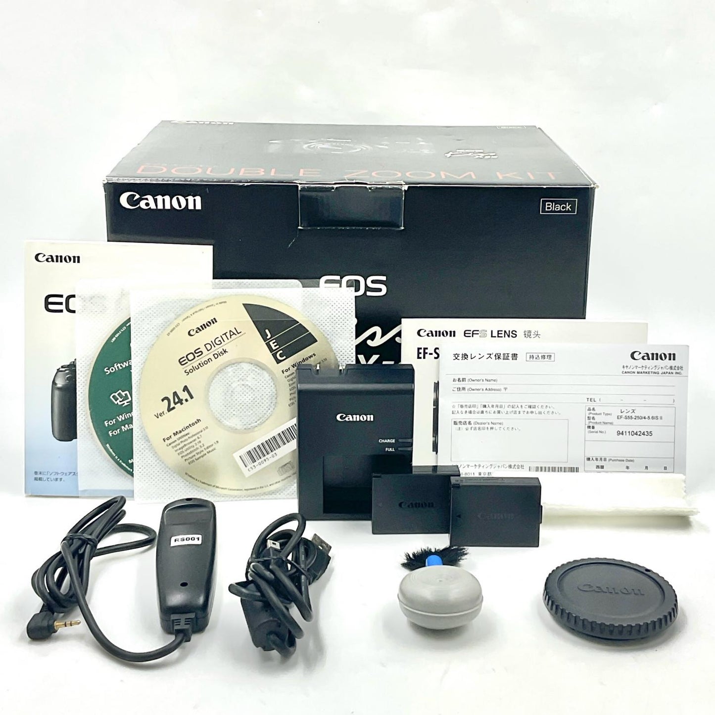 【全額返金保証】【最速発送】Canon デジタル一眼 EOS Kiss X50 ボディ ブラック 動作確認済