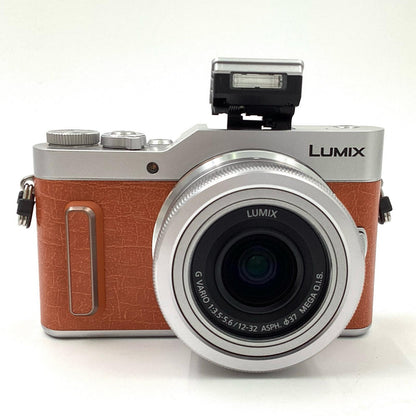 【全額返金保証】【最速発送】Panasonic デジタル一眼 LUMIX DC-GF10W-D ダブルレンズキット オレンジ 美品 動作確認済