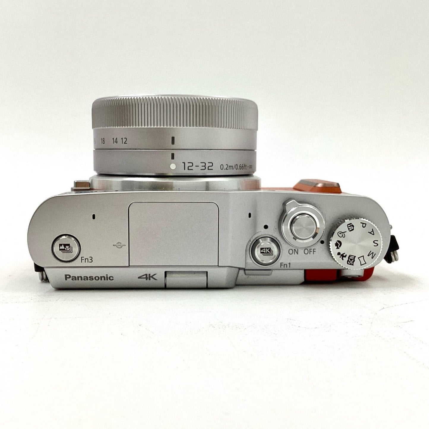 【全額返金保証】【最速発送】Panasonic デジタル一眼 LUMIX DC-GF10W-D ダブルレンズキット オレンジ 美品 動作確認済