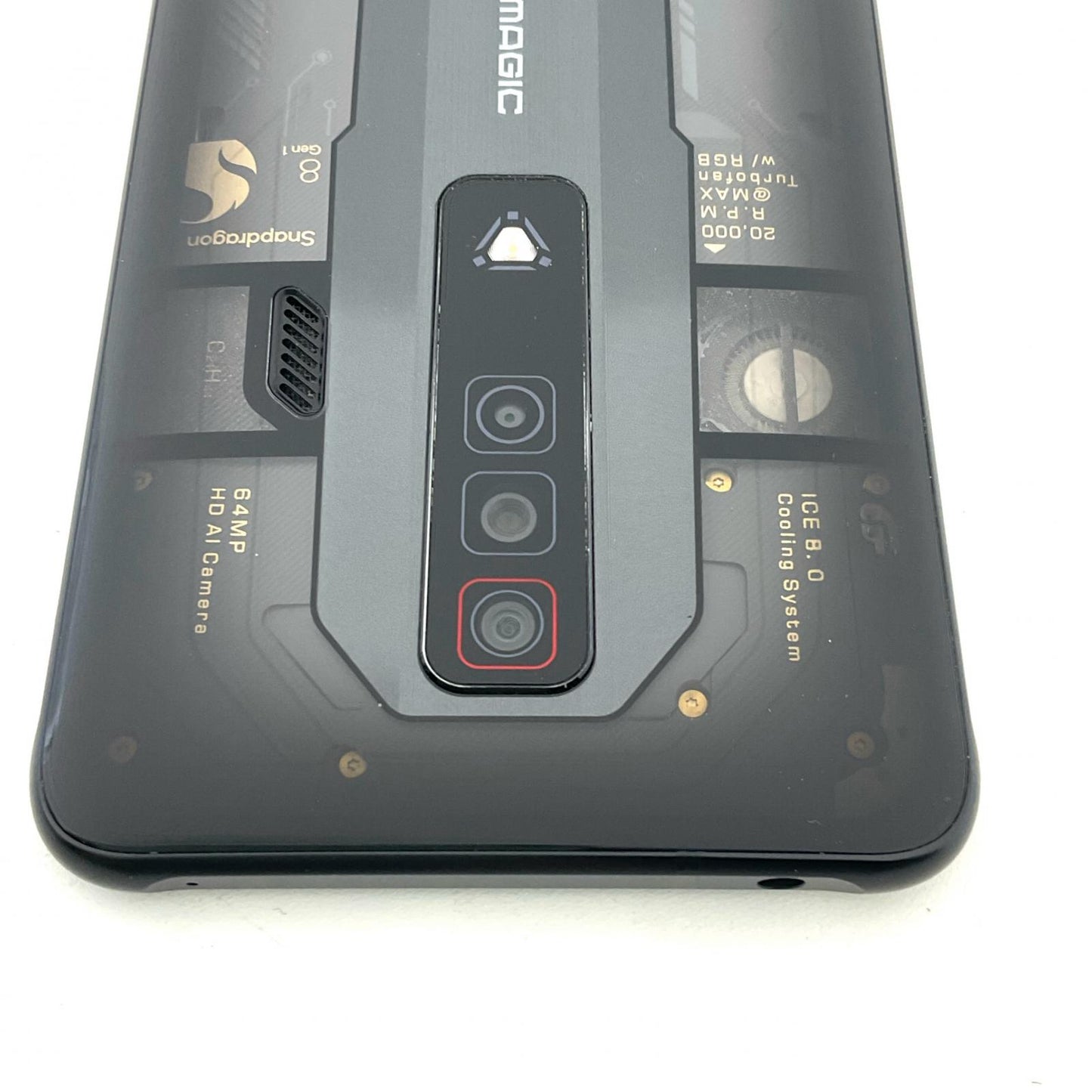 【全額返金保証】【最速発送】ZTE REDMAGIC 7 256GB オブシディアン SIMフリー NX679J 白ロム 動作確認済