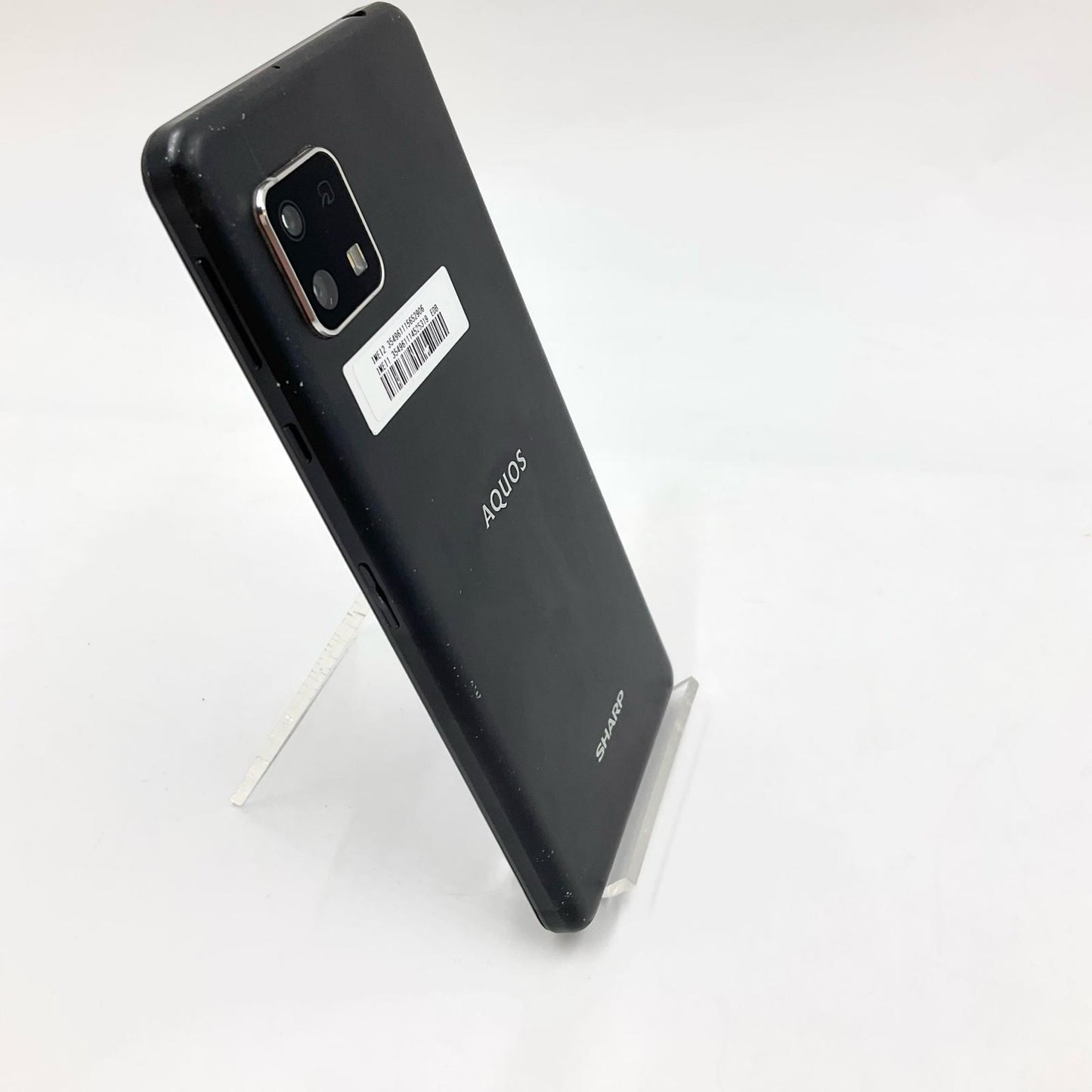【全額返金保証】【最速発送】SHARP AQUOS sense4 Lite 64GB ブラック 楽天モバイル SH-RM15 白ロム 動作確認済