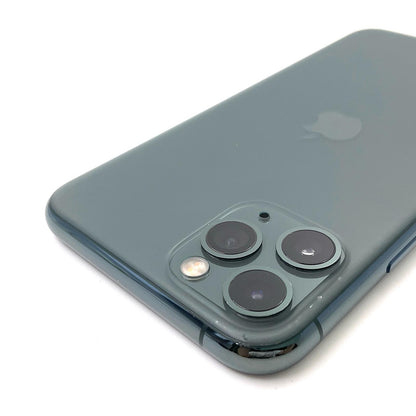 【全額返金保証】【最速発送】Apple iPhone iPhone 11 Pro 256GB ミッドナイトグリーン docomo SIMフリー 白ロム 動作確認済 97%