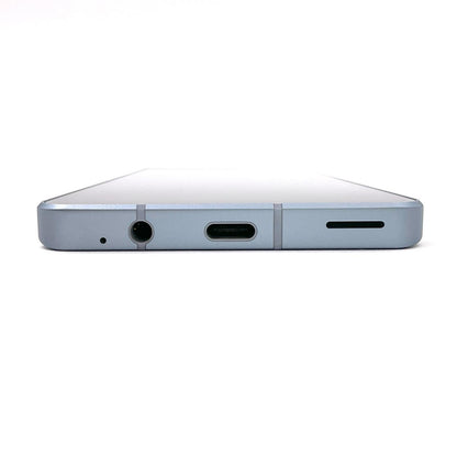 【全額返金保証】【最速発送】SHARP AQUOS sense7 128GB ブルー SIMフリー SH-M24 白ロム 動作確認済