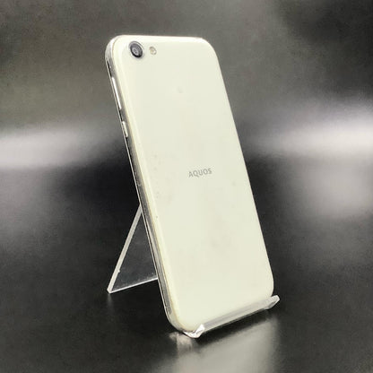 【全額返金保証】【最速発送】SHARP AQUOS Ｒ 64GB ジルコニアホワイト Softbank 605SH 白ロム 動作確認済