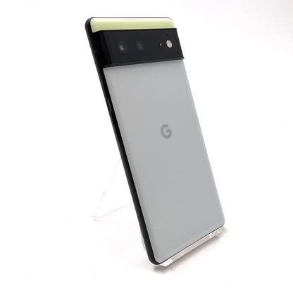 【全額返金保証】【最速発送】Google Pixel 6 128GB Sorta Seafoam au GR1YH 白ロム 動作確認済