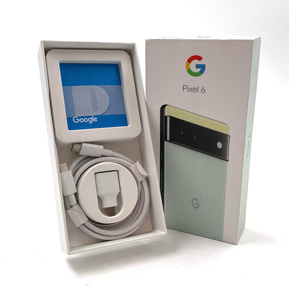 【全額返金保証】【最速発送】Google Pixel 6 128GB Sorta Seafoam au GR1YH 白ロム 動作確認済