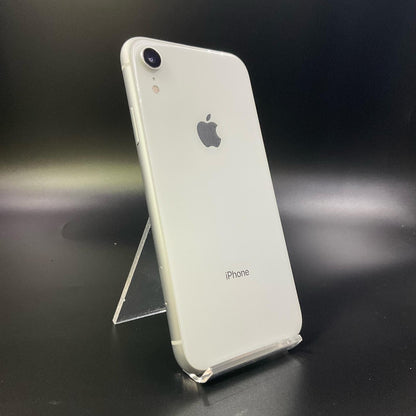 【全額返金保証】【最速発送】Apple iPhone iPhone XR 256GB ホワイト Softbank 白ロム 動作確認済 90%