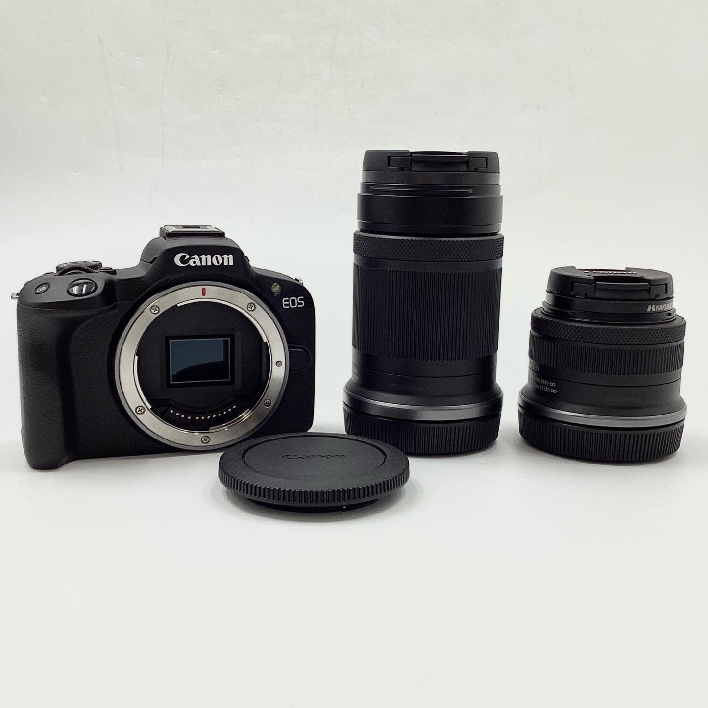 【全額返金保証】【最速発送】Canon デジタル一眼 EOS R50 ダブルズームキット [ブラック] ブラック 美品 動作確認済