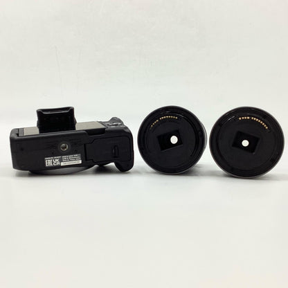 【全額返金保証】【最速発送】Canon デジタル一眼 EOS R50 ダブルズームキット [ブラック] ブラック 美品 動作確認済