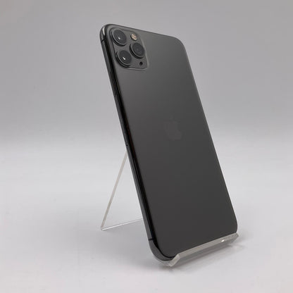【全額返金保証】【最速発送】Apple iPhone iPhone 11 Pro Max 256GB スペースグレイ au SIMフリー 白ロム 動作確認済 76%