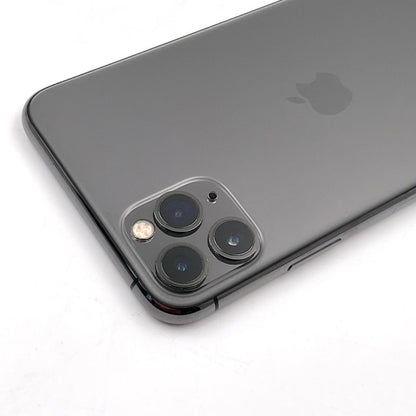【全額返金保証】【最速発送】Apple iPhone iPhone 11 Pro Max 256GB スペースグレイ au SIMフリー 白ロム 動作確認済 76%