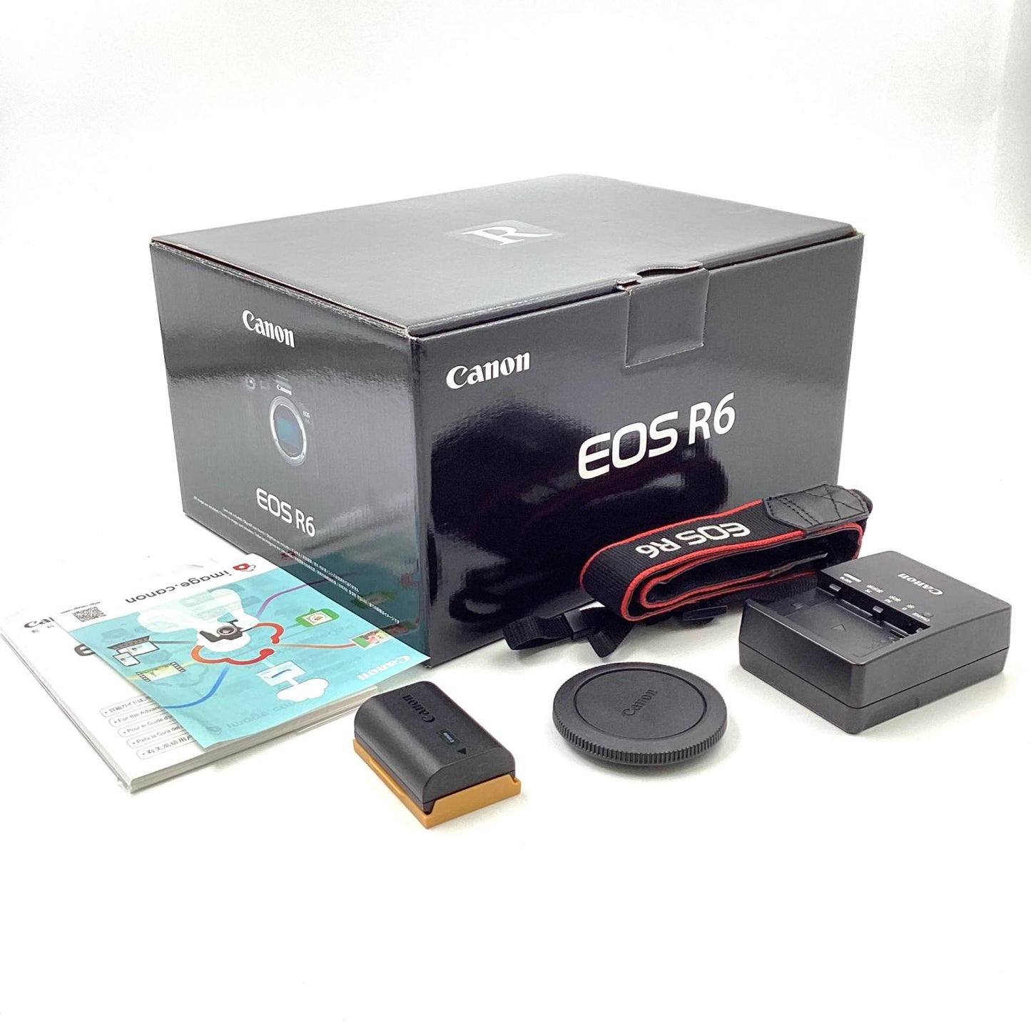 【全額返金保証】【最速発送】Canon デジタル一眼 EOS R6 ボディ ブラック 美品 動作確認済