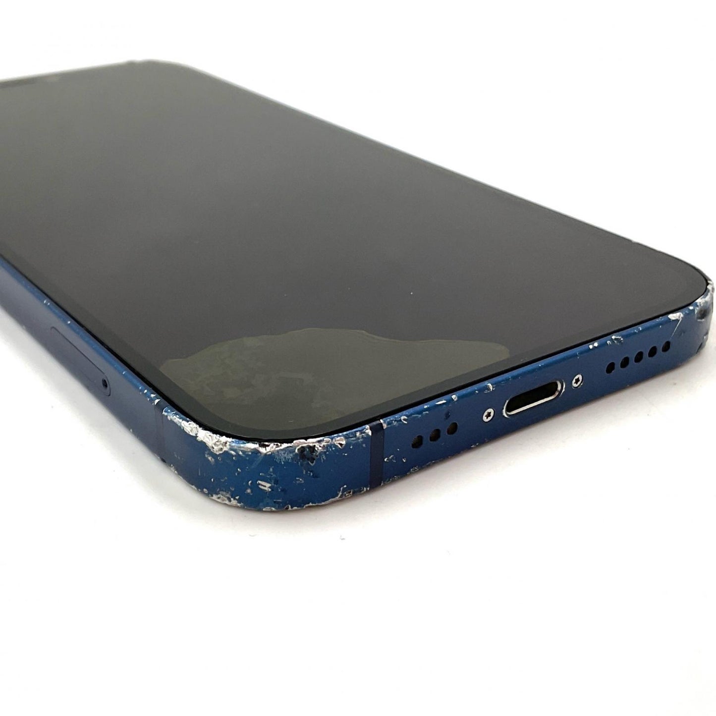 【最速発送】Apple iPhone iPhone 12 128GB ブルー Softbank 白ロム【難有】 74%