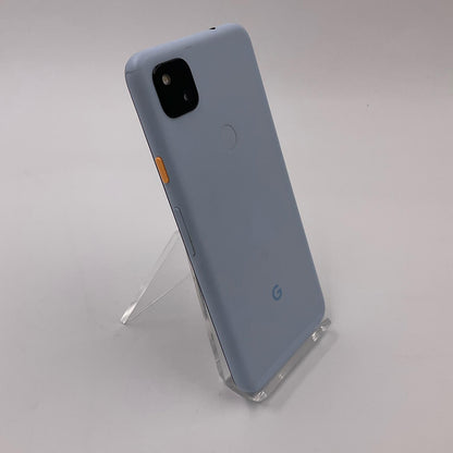 【全額返金保証】【最速発送】Google Pixel 4a 128GB Barely Blue SIMフリー 白ロム 動作確認済