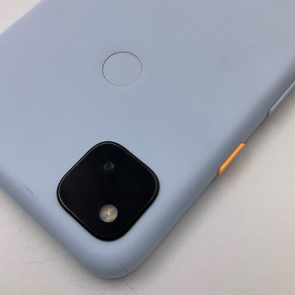 【全額返金保証】【最速発送】Google Pixel 4a 128GB Barely Blue SIMフリー 白ロム 動作確認済