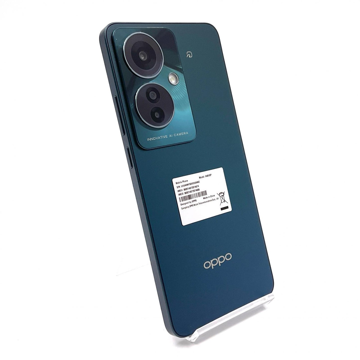 【全額返金保証】【最速発送】OPPO Reno 11A 128GB ダークグリーン Softbank A4010P 白ロム 超美品 動作確認済