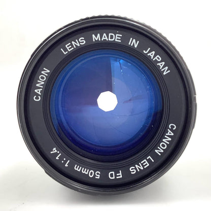 【全額返金保証】【最速発送】Canon MFレンズ NewFD 50mm F1.4 動作確認済