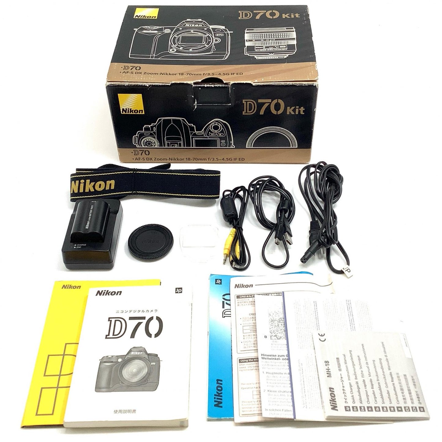 【全額返金保証】【最速発送】Nikon デジタル一眼 D70　ボディ ブラック 動作確認済