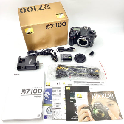 【全額返金保証】【最速発送】Nikon デジタル一眼 D7100 ボディ ブラック 動作確認済