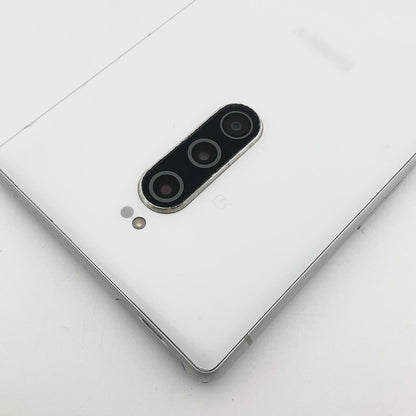 【全額返金保証】【最速発送】Sony Xperia Xperia1 64GB ホワイト au SOV40 白ロム 動作確認済