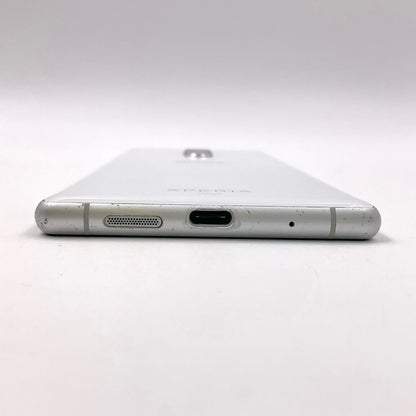 【全額返金保証】【最速発送】Sony Xperia Xperia1 64GB ホワイト au SOV40 白ロム 動作確認済