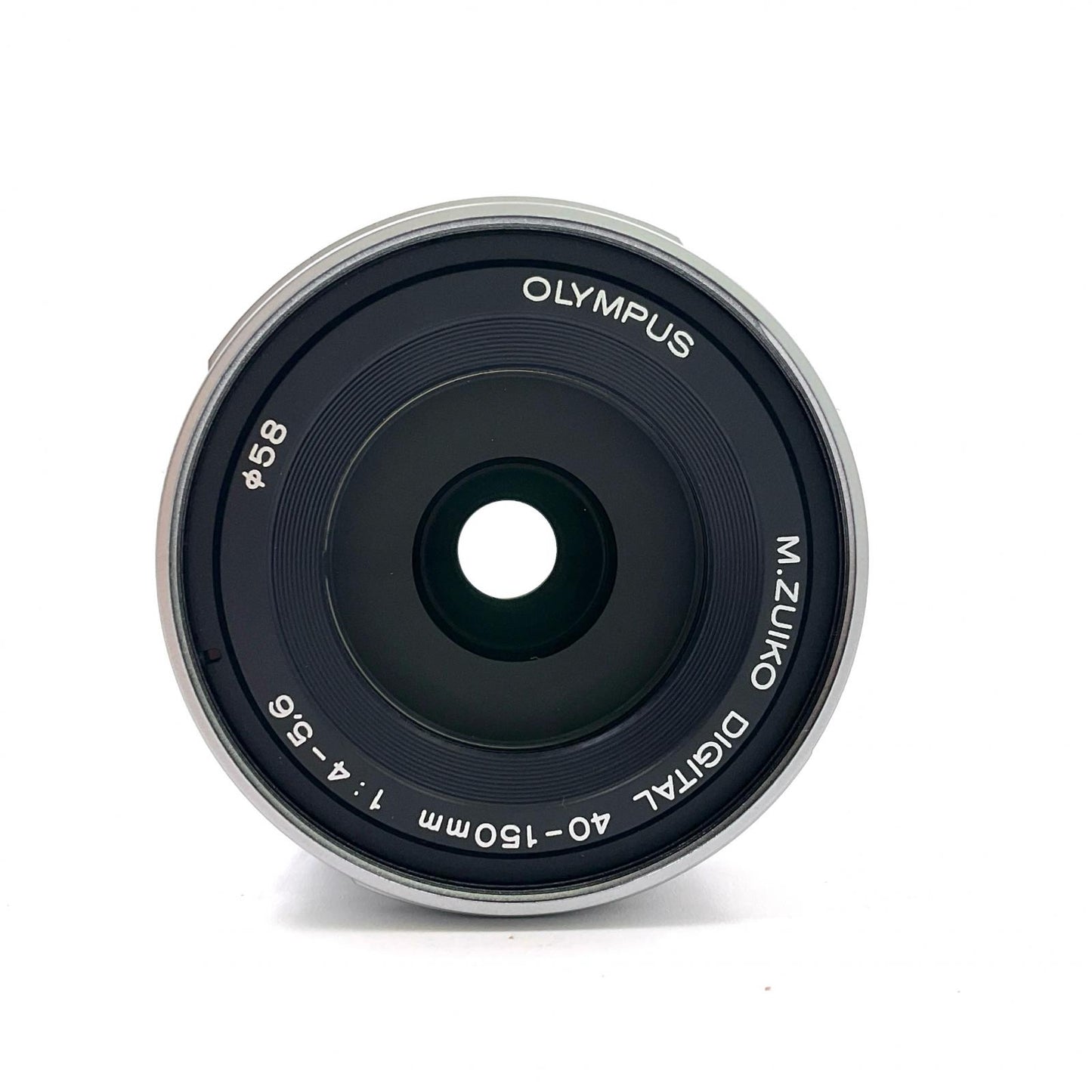 【全額返金保証】【最速発送】OLYMPUS M.ZUIKO DIGITAL ED 40-150mm F4.0-5.6 R [シルバー] 美品 動作確認済