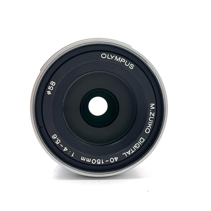 【全額返金保証】【最速発送】OLYMPUS M.ZUIKO DIGITAL ED 40-150mm F4.0-5.6 R [シルバー] 美品 動作確認済
