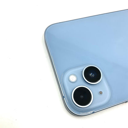 【全額返金保証】【最速発送】Apple iPhone iPhone 14 Plus 256GB ブルー SIMフリー 白ロム 美品 動作確認済 84%