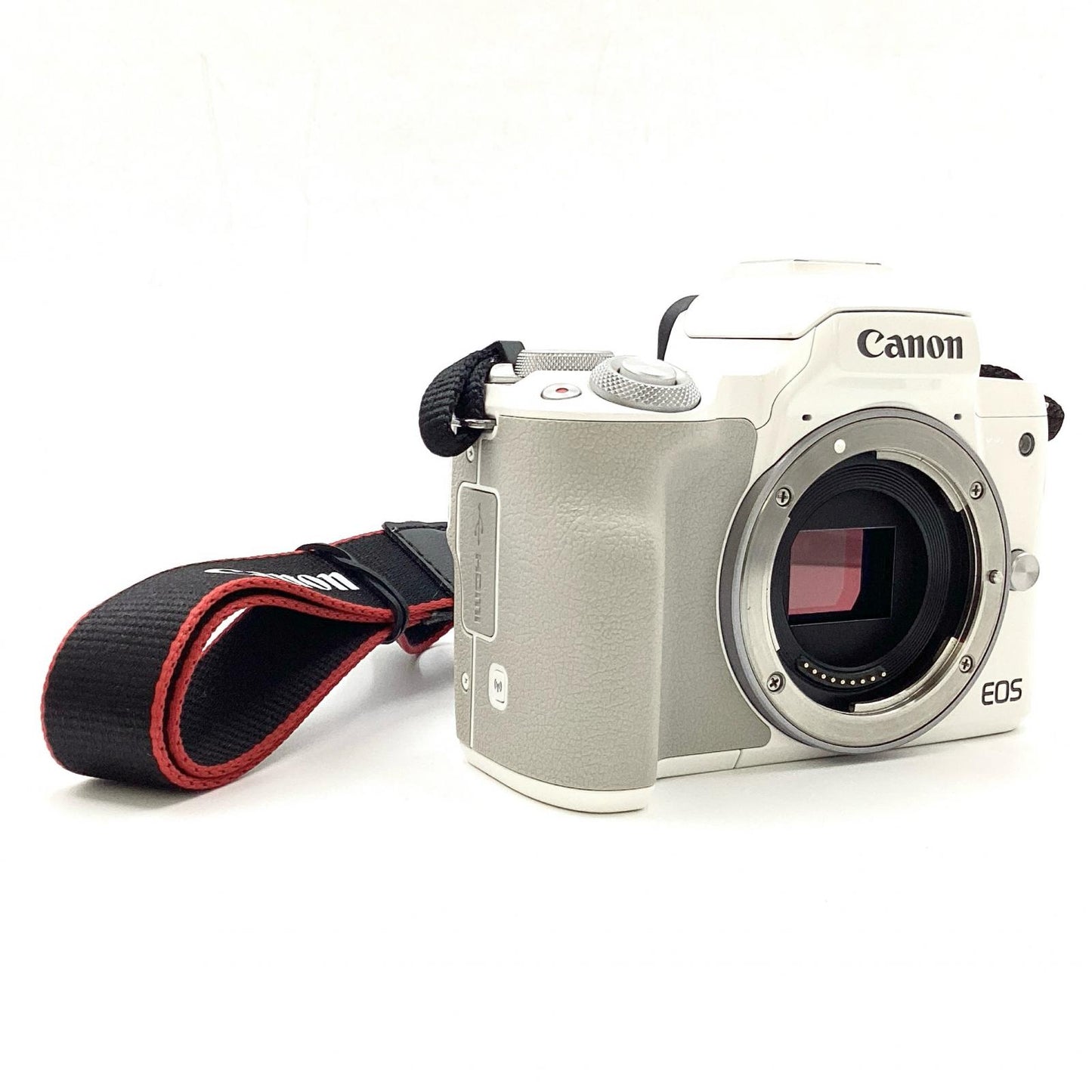 【全額返金保証】【最速発送】Canon デジタル一眼 EOS Kiss M ダブルズームキット ホワイト 美品 動作確認済