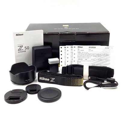 【全額返金保証】【最速発送】Nikon デジタル一眼 Z 50 ダブルズームキット ブラック 美品 動作確認済