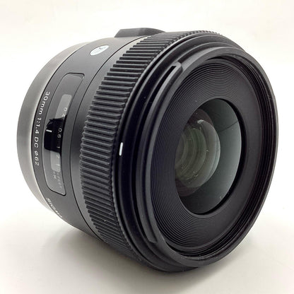 【全額返金保証】【最速発送】SIGMA 30mm F1.4 DC HSM [キヤノン用]　 超美品 動作確認済