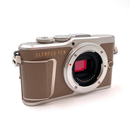 【全額返金保証】【最速発送】OLYMPUS デジタル一眼 E-PL10　ボディ　ブラウン 超美品 動作確認済