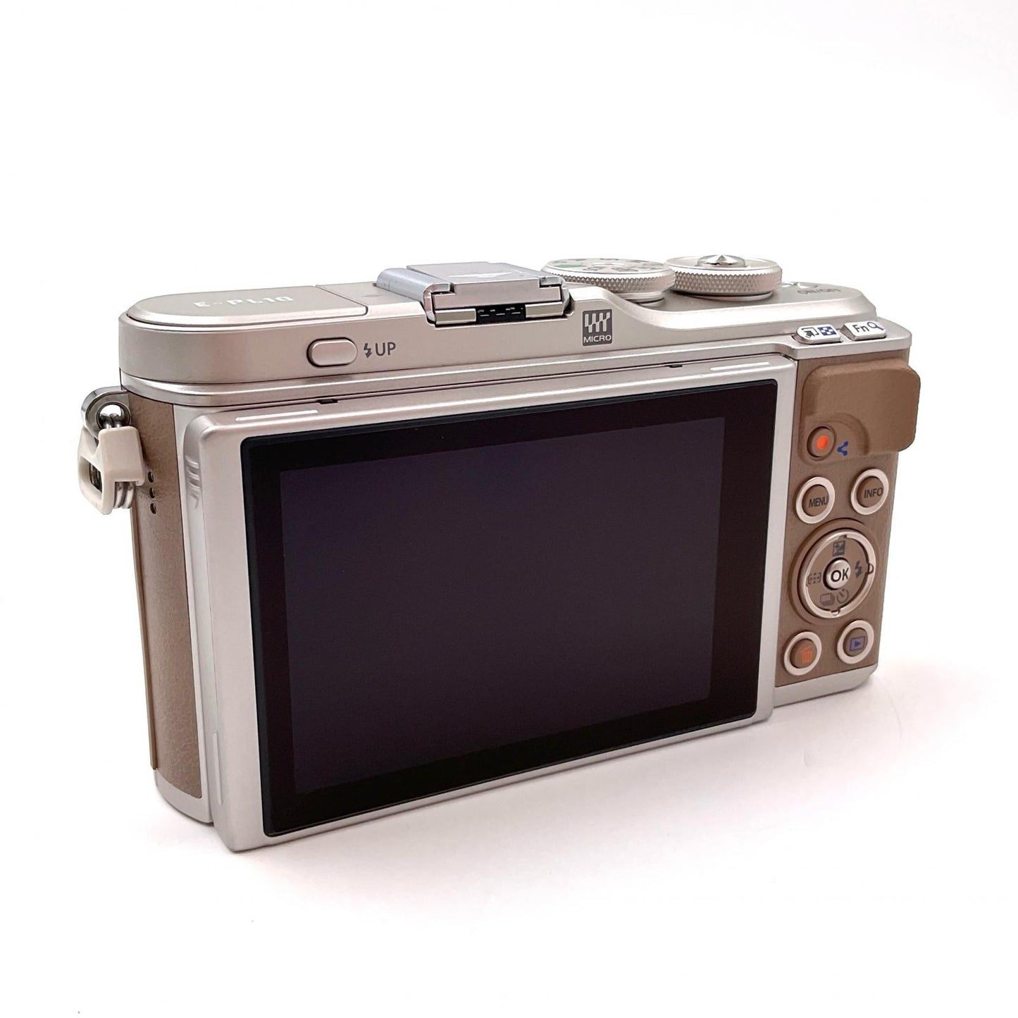 【全額返金保証】【最速発送】OLYMPUS デジタル一眼 E-PL10　ボディ　ブラウン 超美品 動作確認済