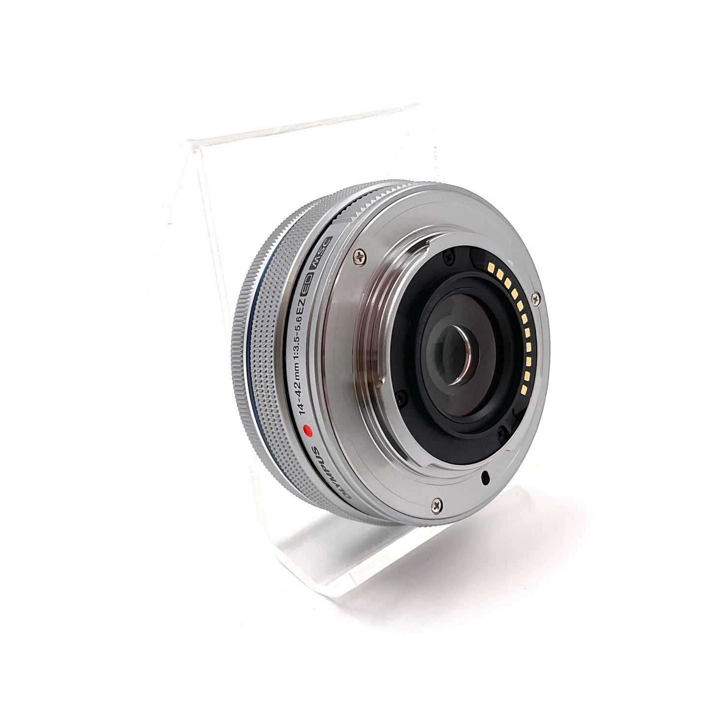 【全額返金保証】【最速発送】OLYMPUS M.ZUIKO DIGITAL ED 14-42mm F3.5-5.6 EZ [シルバー] 超美品 動作確認済