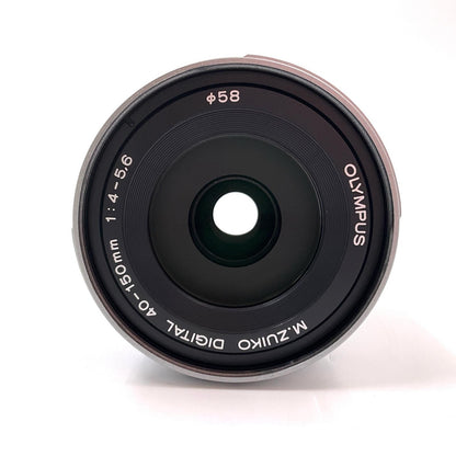 【全額返金保証】【最速発送】OLYMPUS M.ZUIKO DIGITAL ED 40-150mm F4.0-5.6 R [シルバー] 超美品 動作確認済