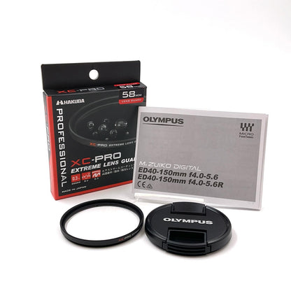 【全額返金保証】【最速発送】OLYMPUS M.ZUIKO DIGITAL ED 40-150mm F4.0-5.6 R [シルバー] 超美品 動作確認済